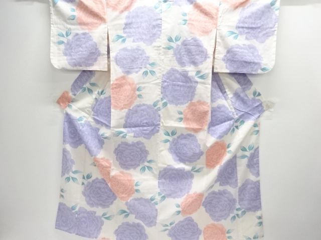 JAPANESE KIMONO / YUKATA / COTTON / FLOWER / Maison de FLEUR